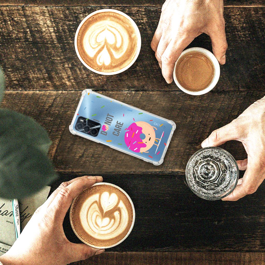 OPPO A16 | A16s | A54s Beschermhoes Donut Roze B2C Telecom