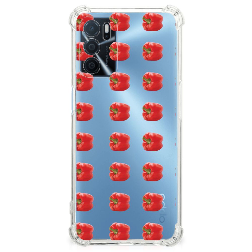 OPPO A16 | A16s | A54s Beschermhoes Paprika Red B2C Telecom