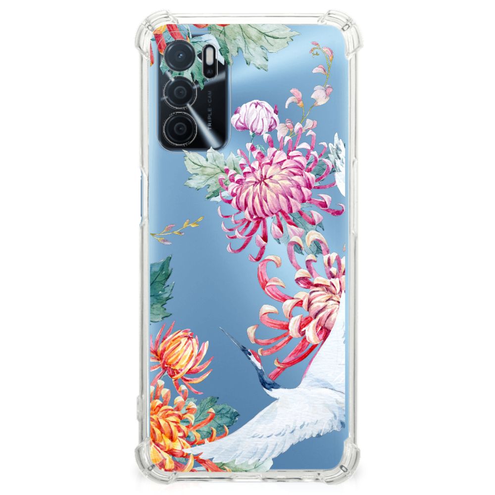 OPPO A16 | A16s | A54s Case Anti-shock Bird Flowers B2C Telecom