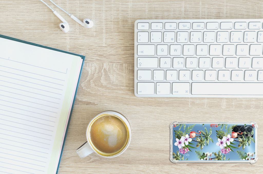 OPPO A16 | A16s | A54s Case Anti-shock Flamingo Palms B2C Telecom