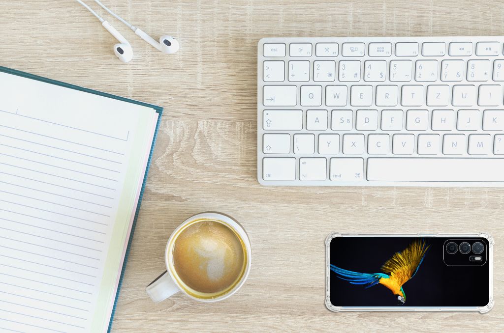 OPPO A16 | A16s | A54s Case Anti-shock Papegaai B2C Telecom