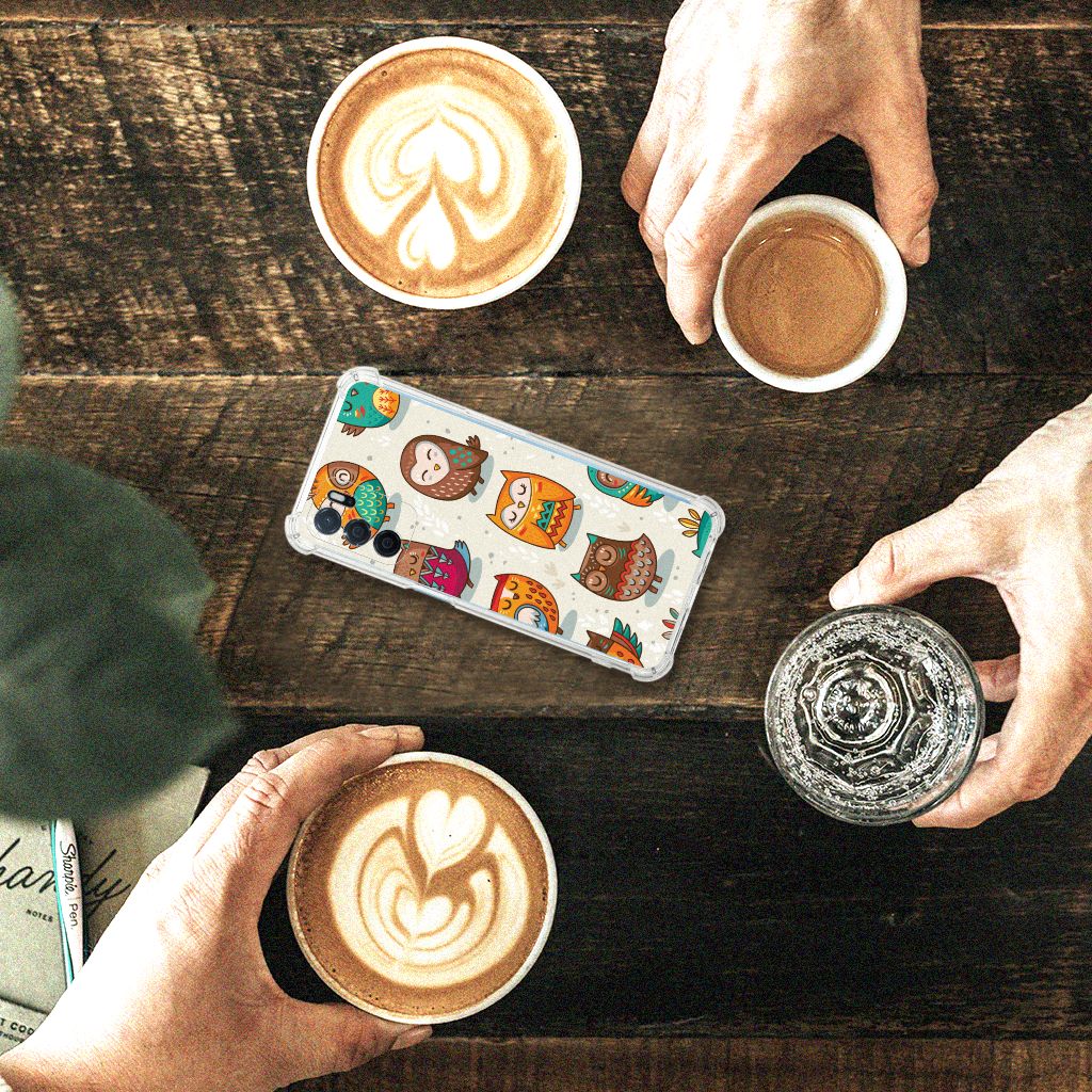 OPPO A16 | A16s | A54s Case Anti-shock Vrolijke Uilen B2C Telecom