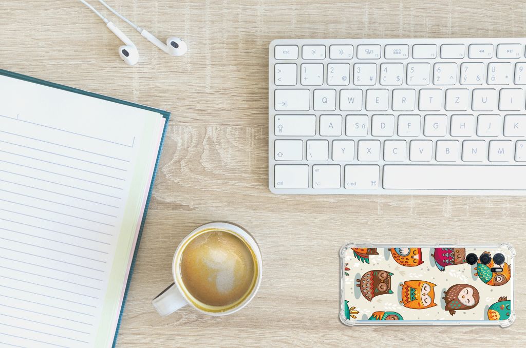 OPPO A16 | A16s | A54s Case Anti-shock Vrolijke Uilen B2C Telecom