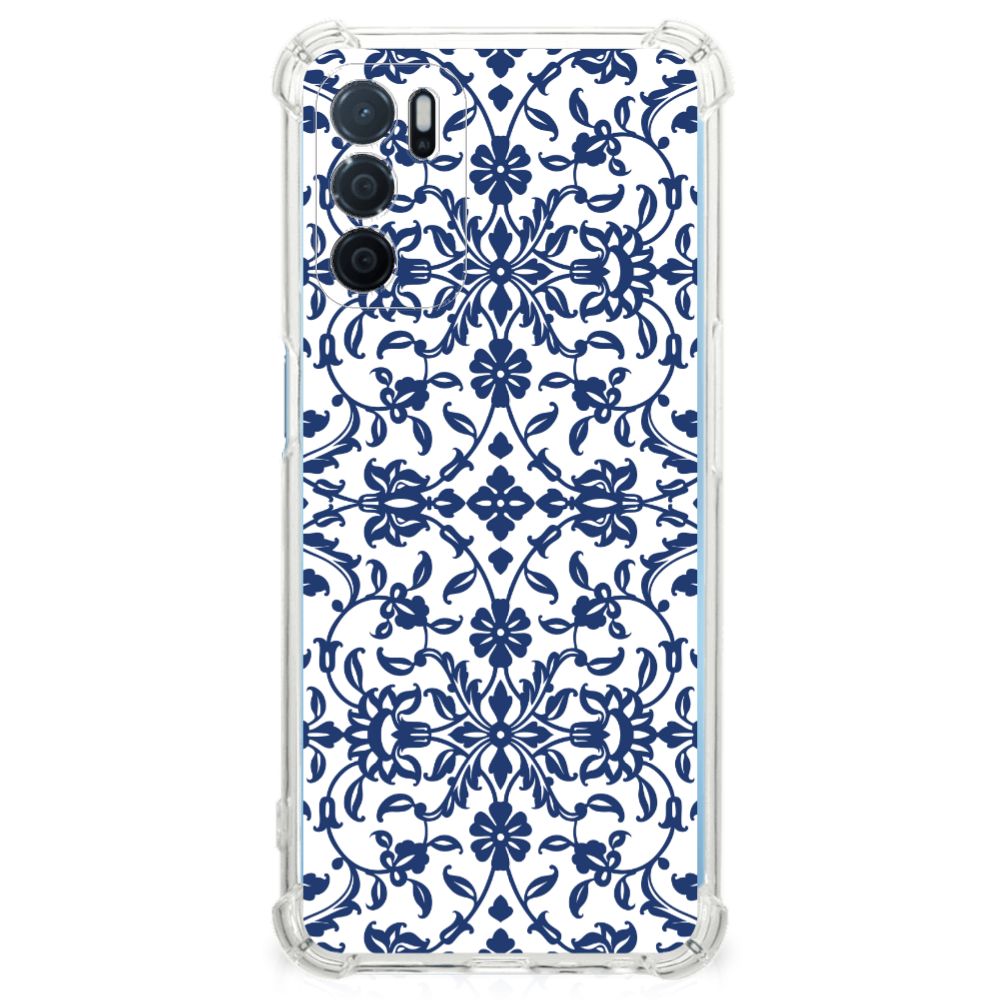 OPPO A16 | A16s | A54s Case Flower Blue B2C Telecom