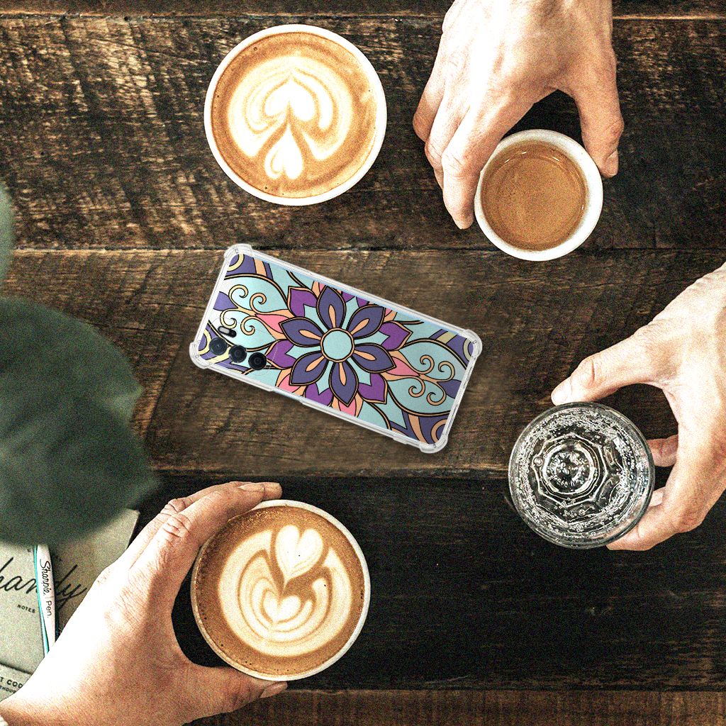 OPPO A16 | A16s | A54s Case Purple Flower B2C Telecom