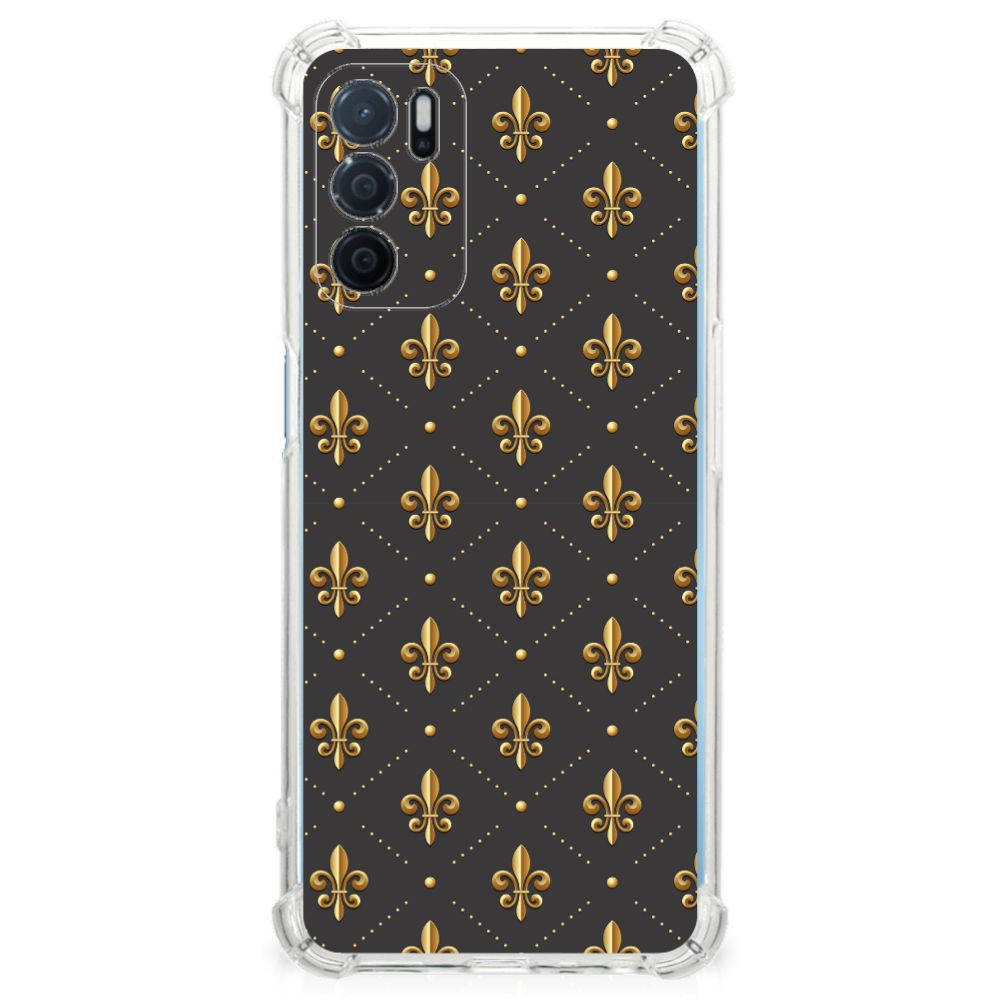 OPPO A16 | A16s | A54s Doorzichtige Silicone Hoesje Franse Lelie B2C Telecom
