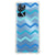 OPPO A16 | A16s | A54s Doorzichtige Silicone Hoesje Zigzag Blauw B2C Telecom