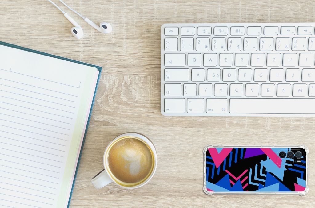 OPPO A16 | A16s | A54s Shockproof Case Funky Triangle B2C Telecom