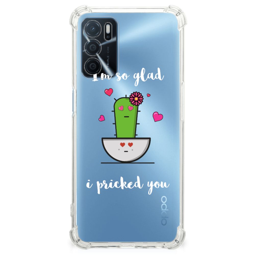 OPPO A16 | A16s | A54s Stevig Bumper Hoesje Cactus Glad B2C Telecom