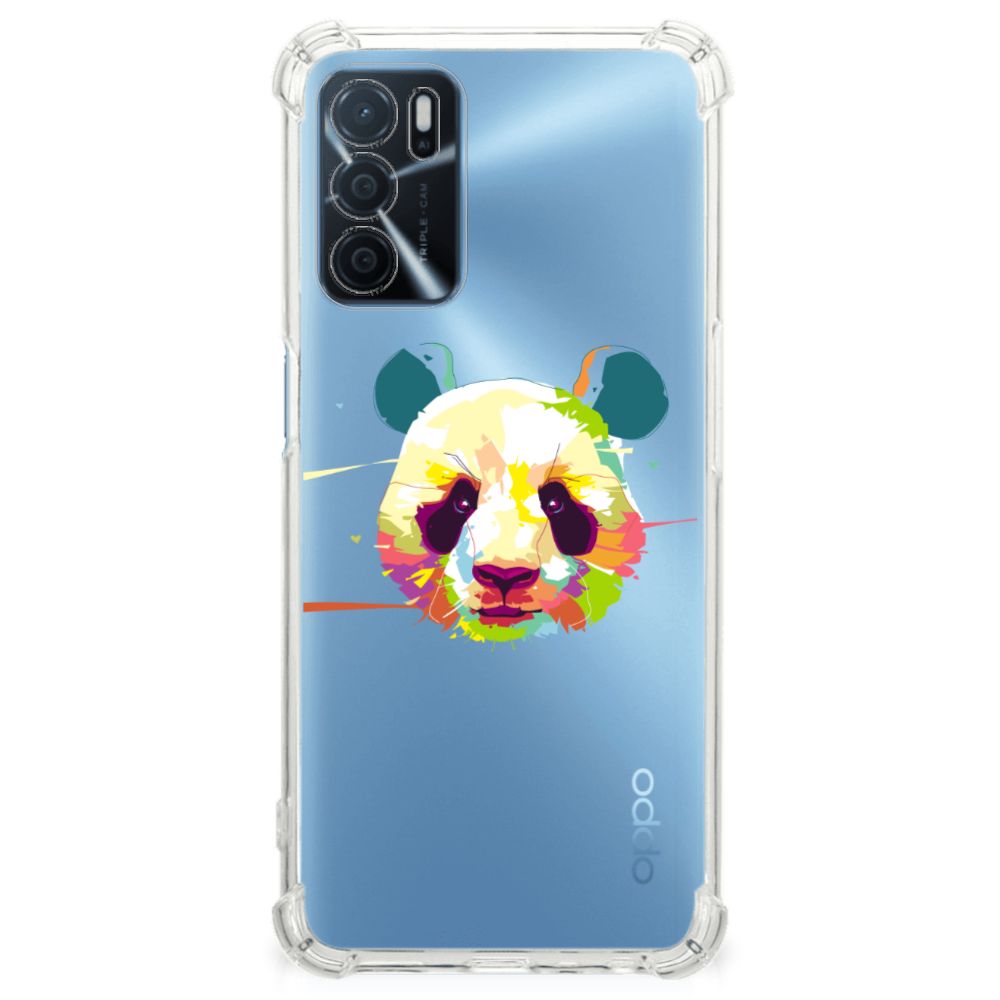 OPPO A16 | A16s | A54s Stevig Bumper Hoesje Panda Color B2C Telecom