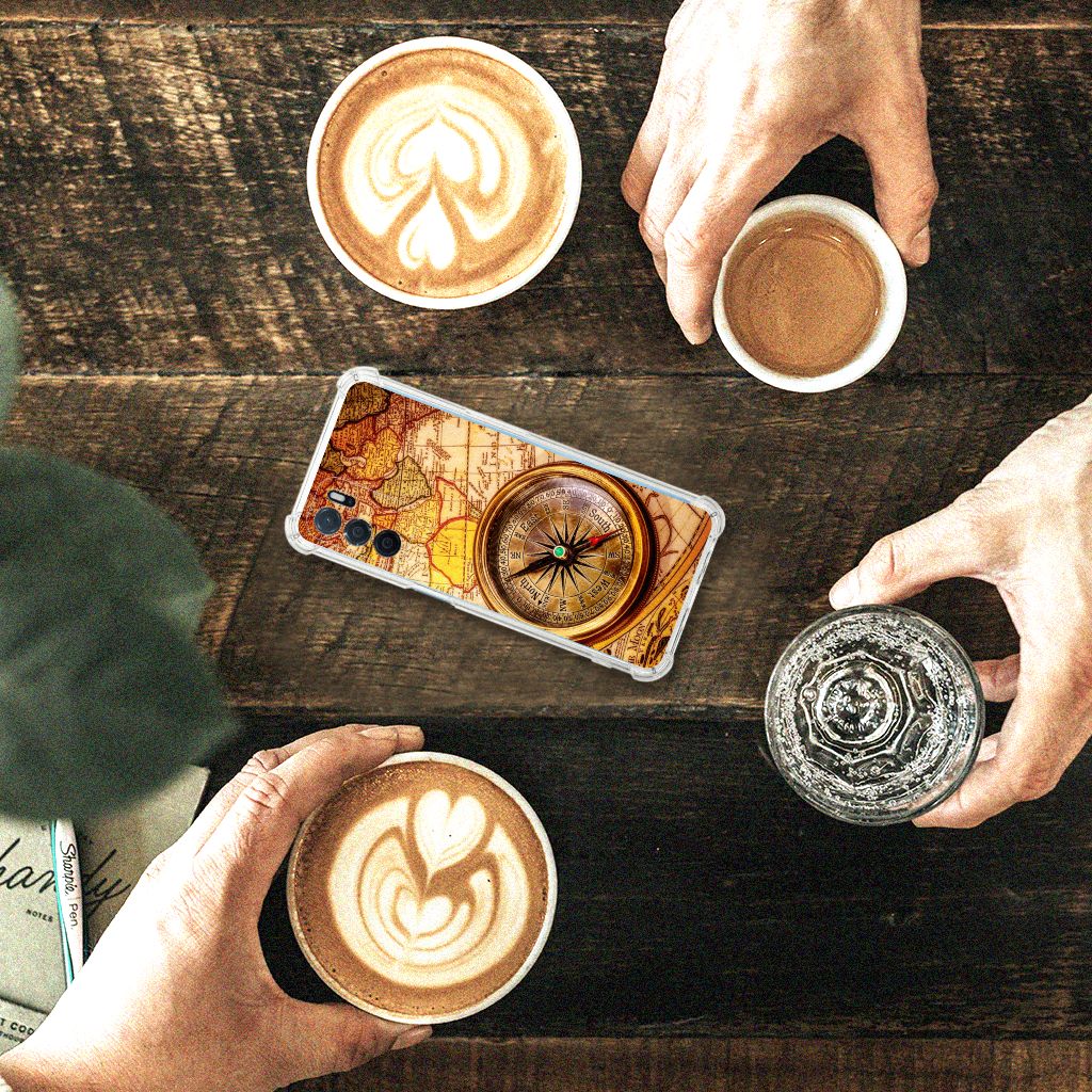 OPPO A16 | A16s | A54s Telefoonhoesje met valbescherming Kompas B2C Telecom