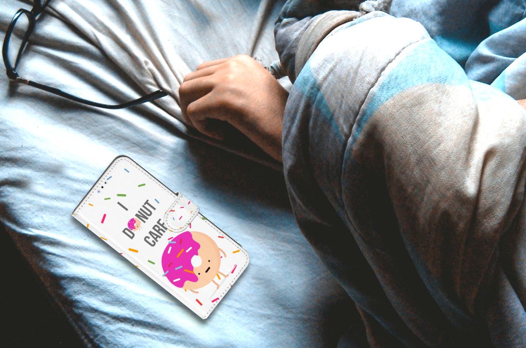 OPPO A16/A16s/A54s Book Cover Donut Roze