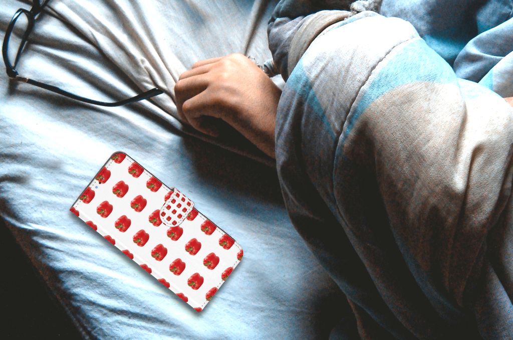 OPPO A16/A16s/A54s Book Cover Paprika Red