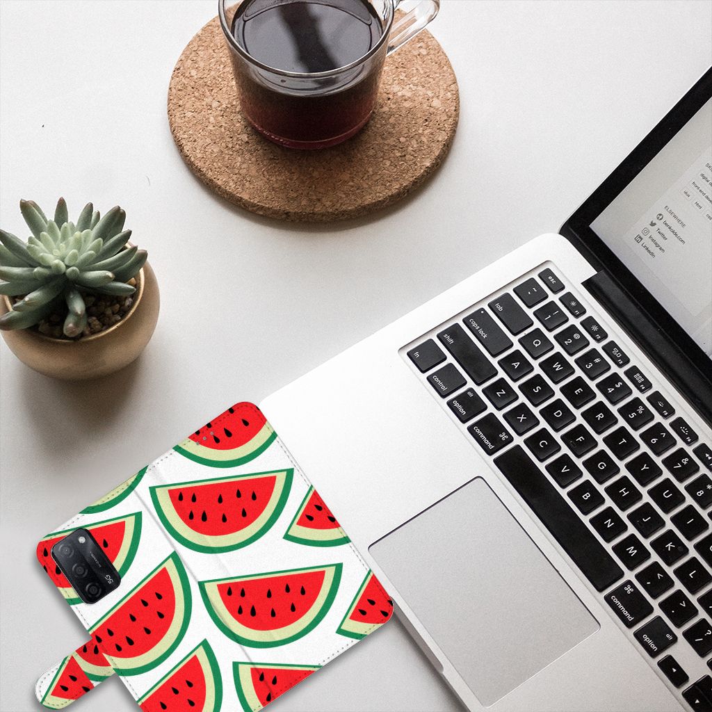 OPPO A16/A16s/A54s Book Cover Watermelons