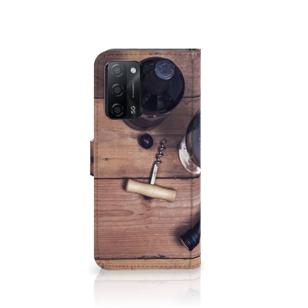 OPPO A16/A16s/A54s Book Cover Wijn