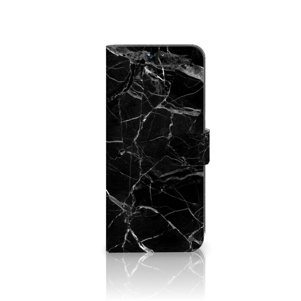 OPPO A16/A16s/A54s Bookcase Marmer Zwart - Origineel Cadeau Vader