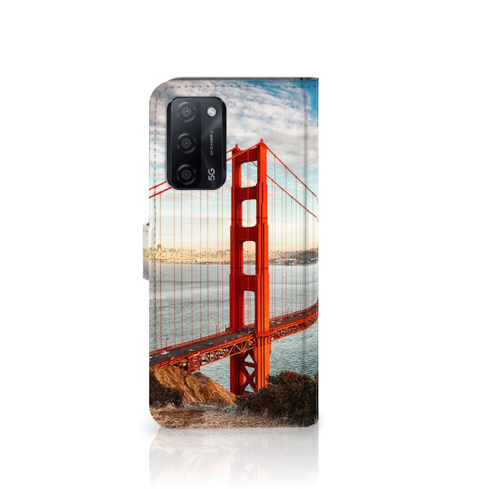 OPPO A16/A16s/A54s Flip Cover Golden Gate Bridge