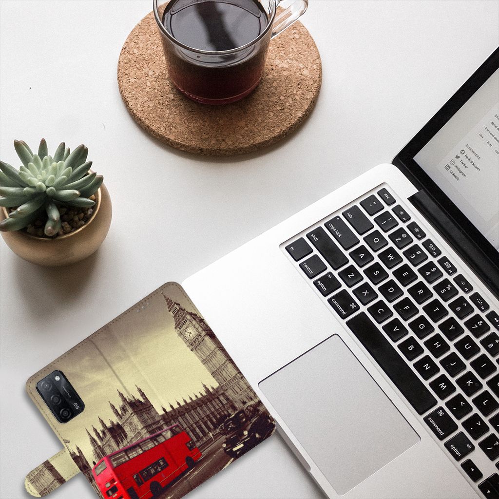 OPPO A16/A16s/A54s Flip Cover Londen