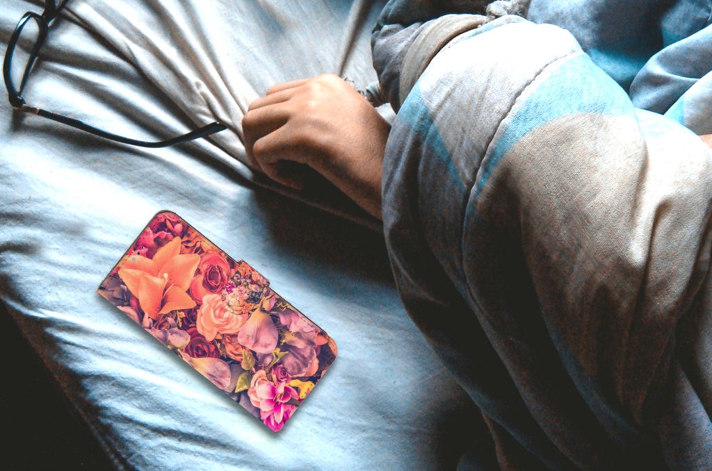 OPPO A16/A16s/A54s Hoesje Bosje Bloemen