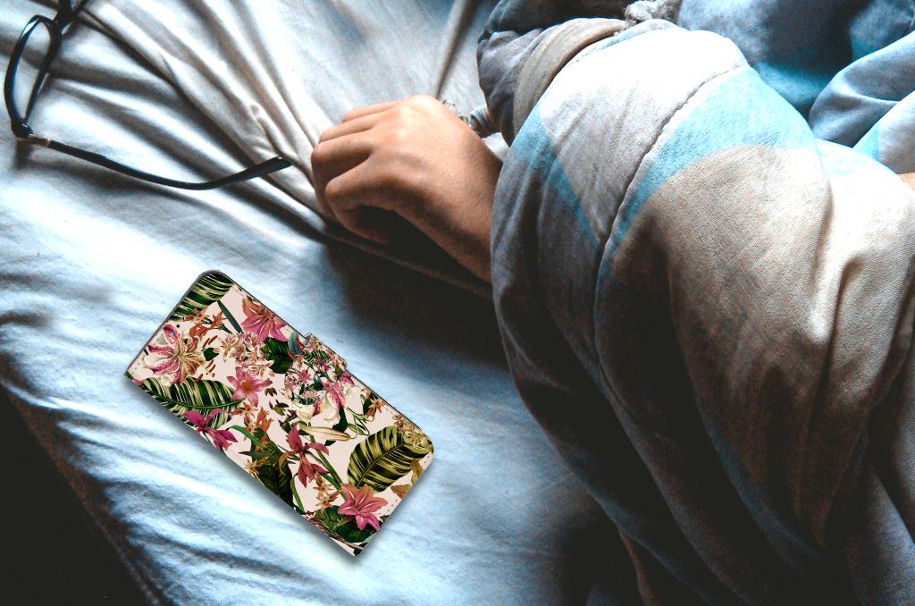 OPPO A16/A16s/A54s Hoesje Flowers