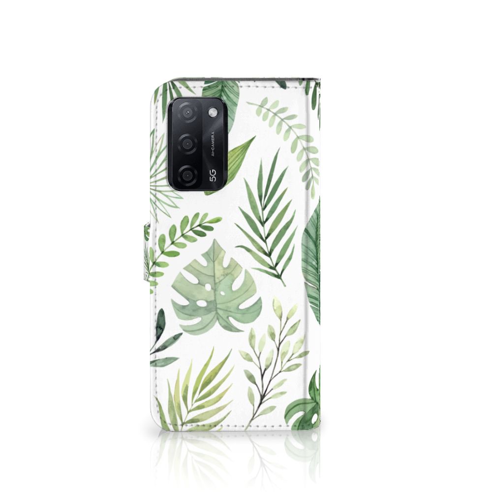 OPPO A16/A16s/A54s Hoesje Leaves