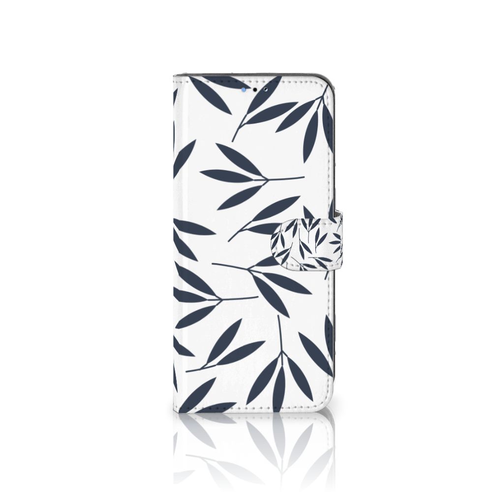 OPPO A16/A16s/A54s Hoesje Leaves Blue