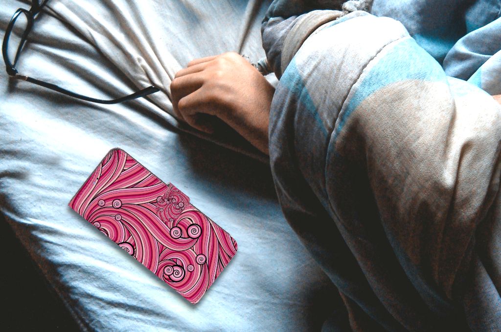 OPPO A16/A16s/A54s Hoesje Swirl Pink