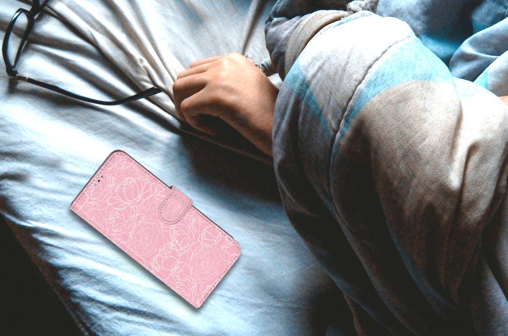 OPPO A16/A16s/A54s Hoesje White Flowers