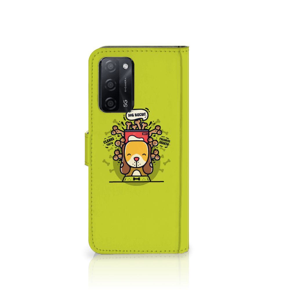 OPPO A16/A16s/A54s Leuk Hoesje Doggy Biscuit