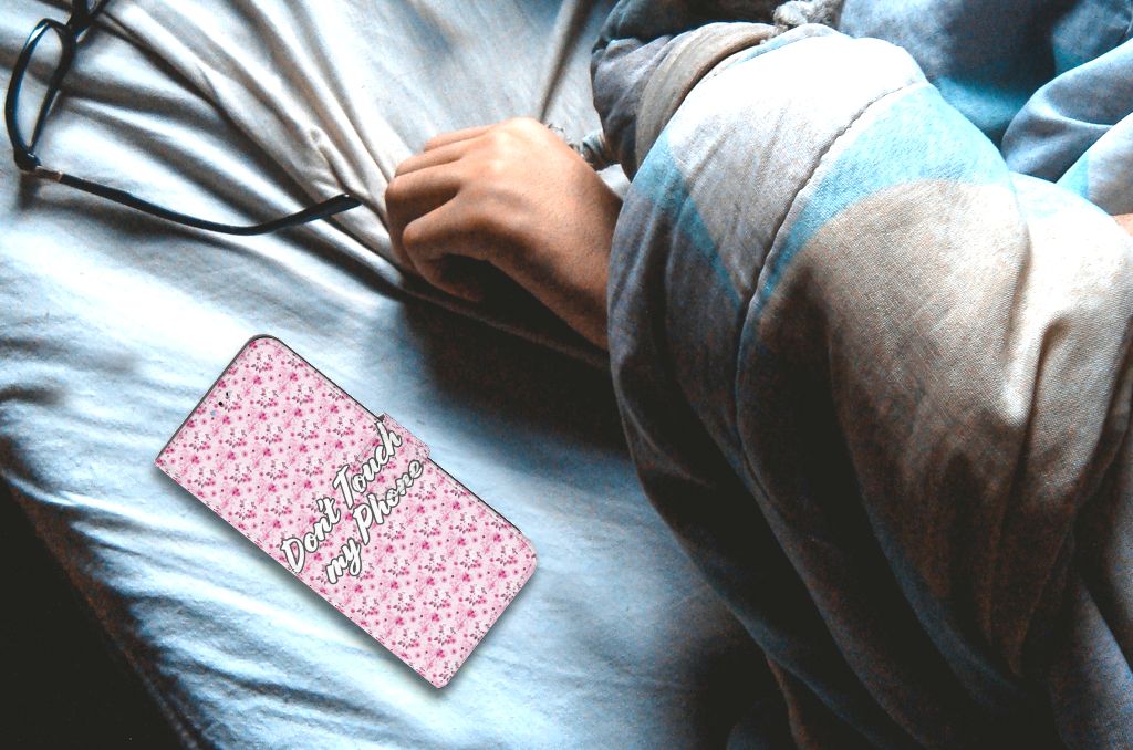 OPPO A16/A16s/A54s Portemonnee Hoesje Flowers Pink DTMP