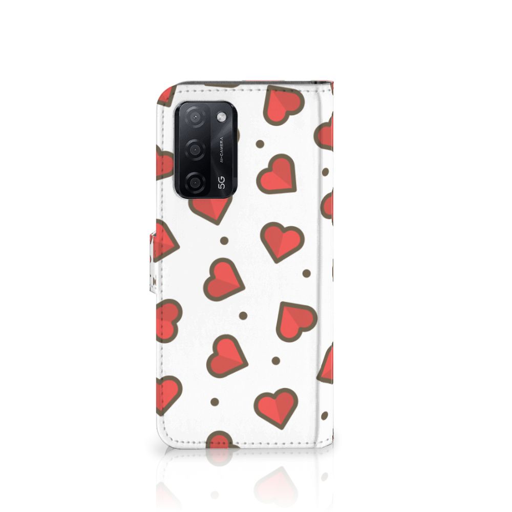OPPO A16/A16s/A54s Telefoon Hoesje Hearts