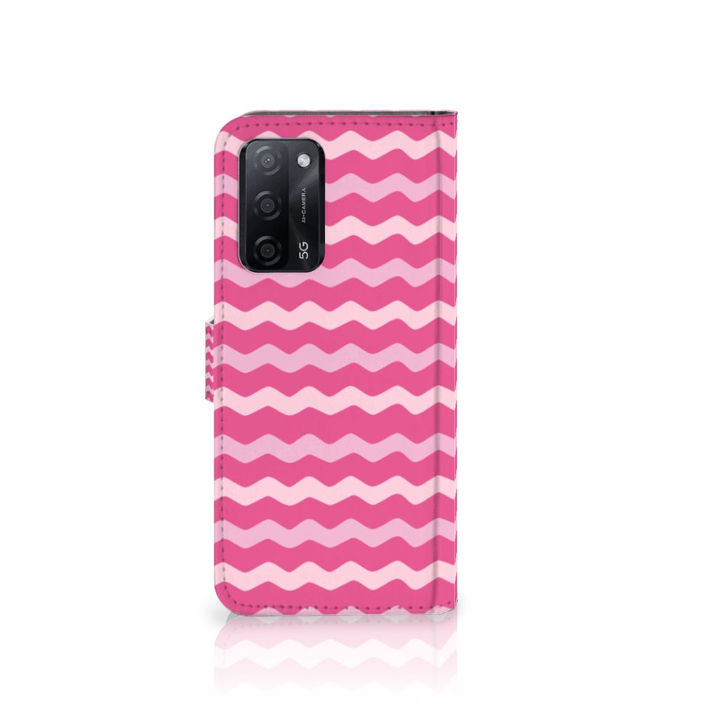 OPPO A16/A16s/A54s Telefoon Hoesje Waves Pink