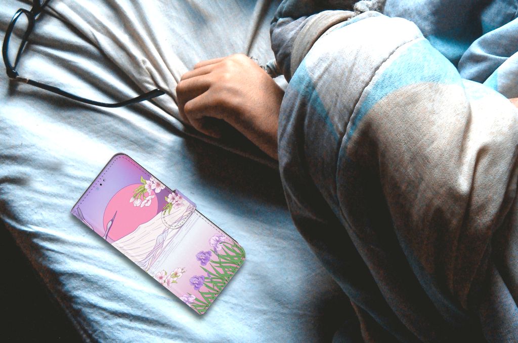 OPPO A16/A16s/A54s Telefoonhoesje met Pasjes Bird Flying