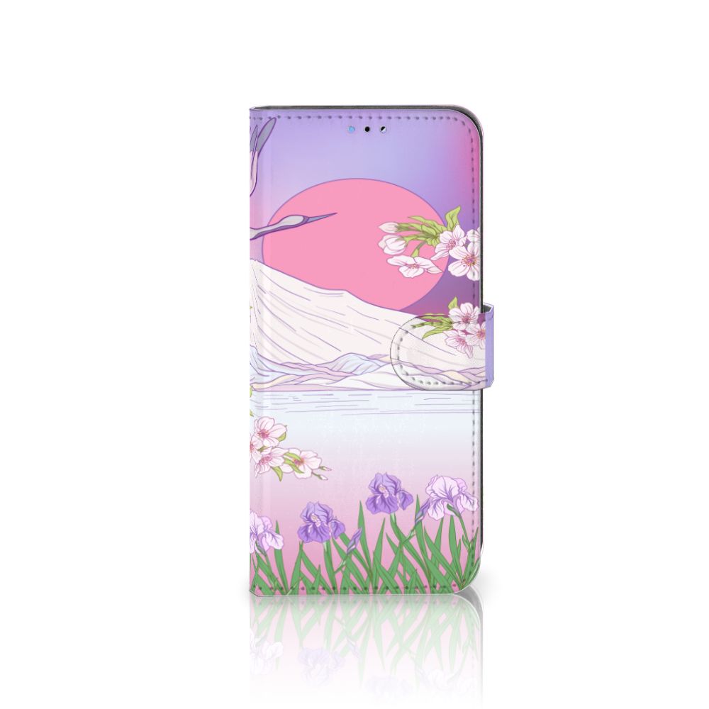 OPPO A16/A16s/A54s Telefoonhoesje met Pasjes Bird Flying