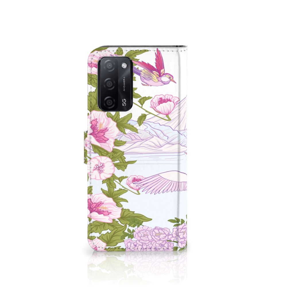 OPPO A16/A16s/A54s Telefoonhoesje met Pasjes Bird Standing