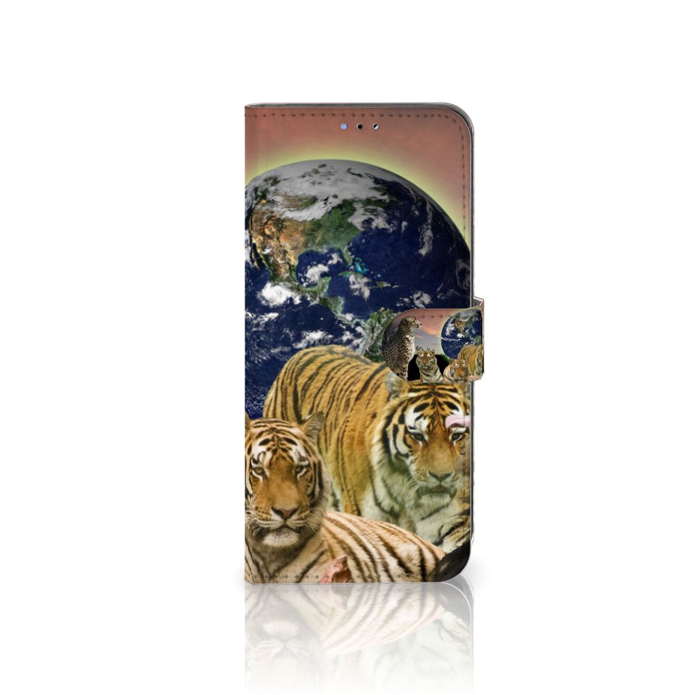 OPPO A16/A16s/A54s Telefoonhoesje met Pasjes Roofdieren