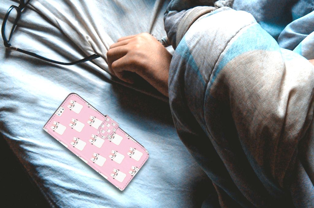 OPPO A16/A16s/A54s Telefoonhoesje met Pasjes Sleeping Cats