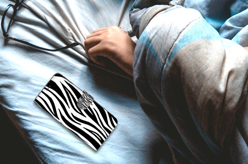 OPPO A16/A16s/A54s Telefoonhoesje met Pasjes Zebra