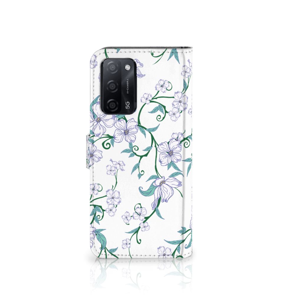 OPPO A16/A16s/A54s Uniek Hoesje Blossom White