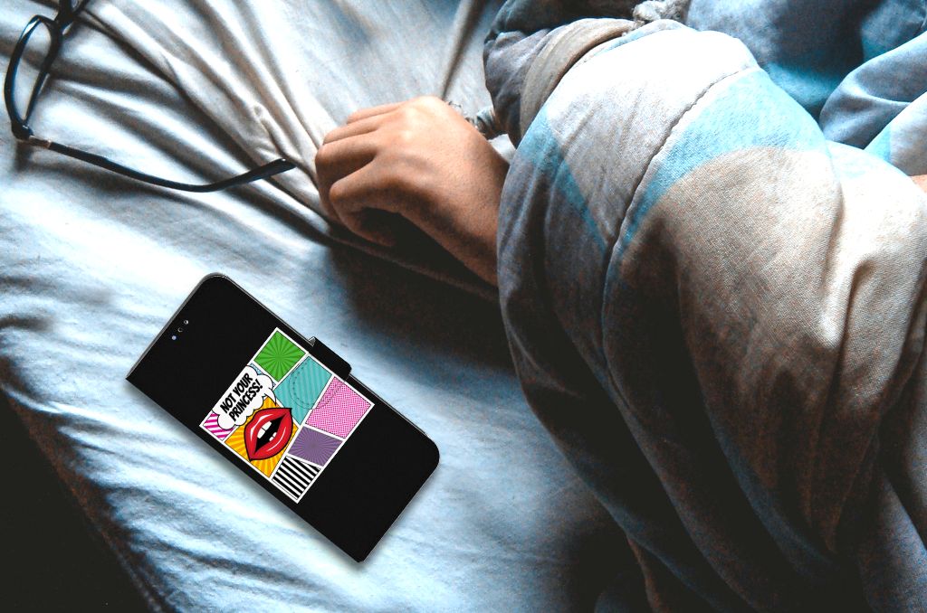 OPPO A16/A16s/A54s Wallet Case met Pasjes Popart Princess