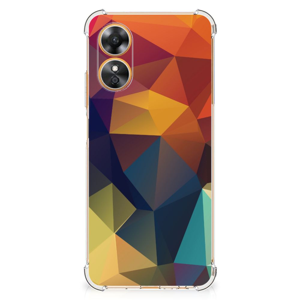 OPPO A17 Shockproof Case Polygon Color B2C Telecom