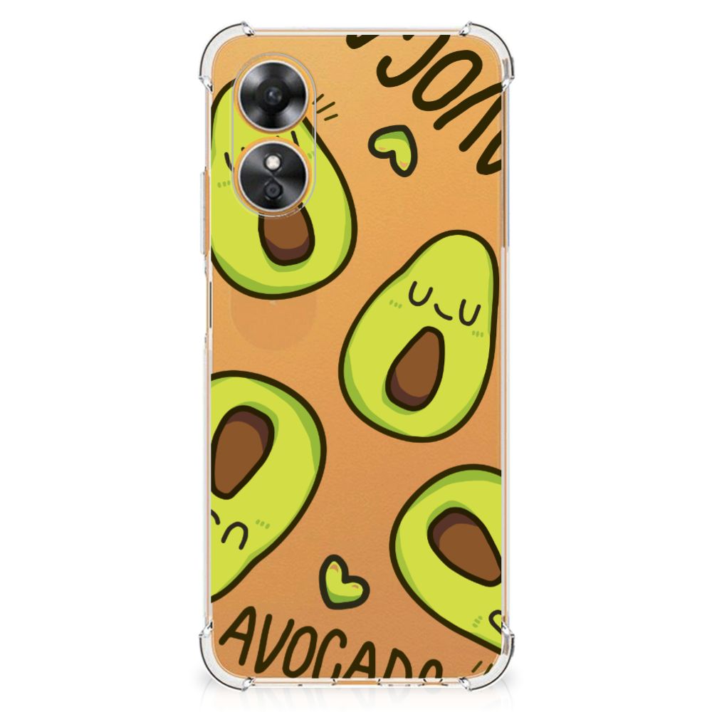 OPPO A17 Stevig Bumper Hoesje Avocado Singing B2C Telecom