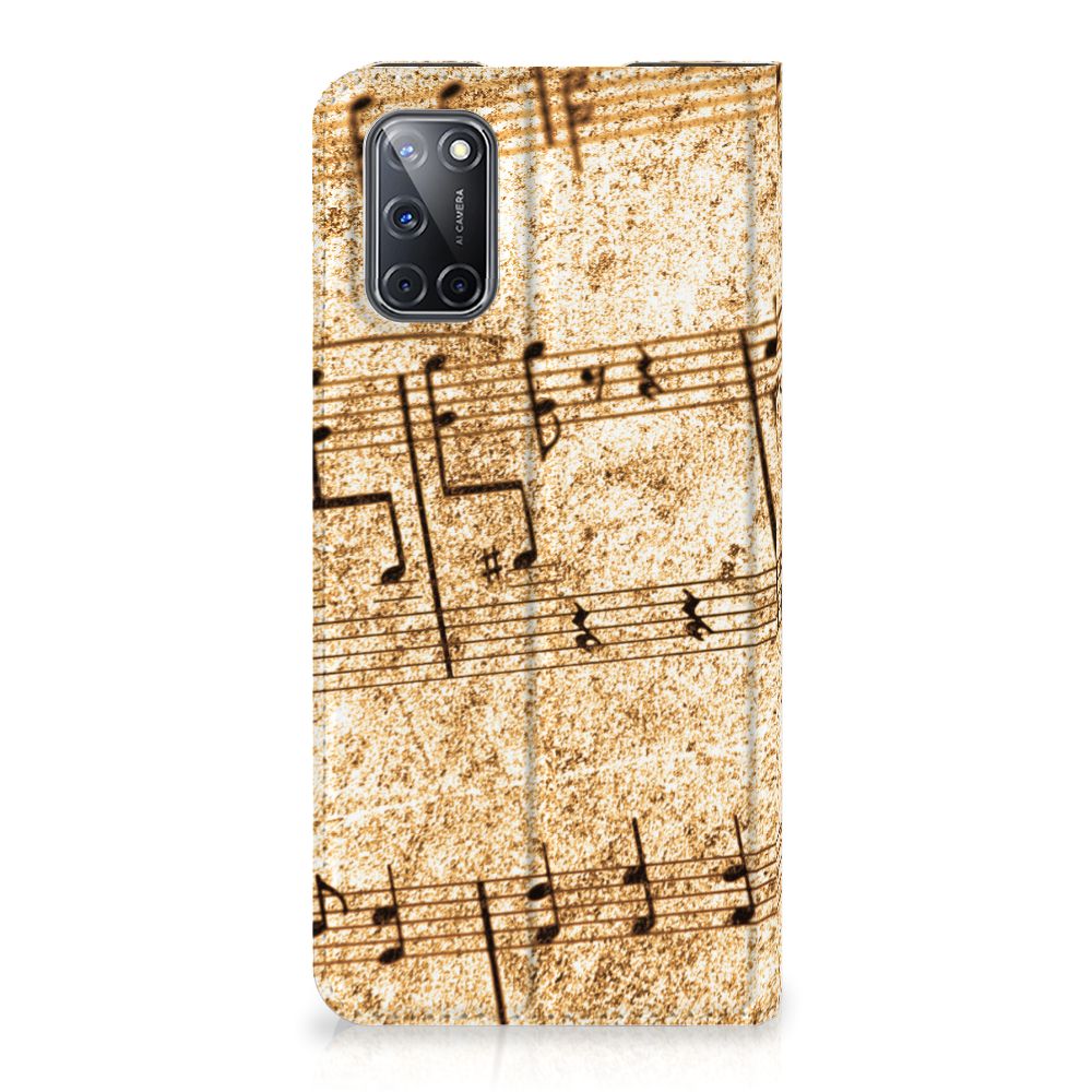OPPO A52 | A72 Stand Case Bladmuziek - B2C Telecom