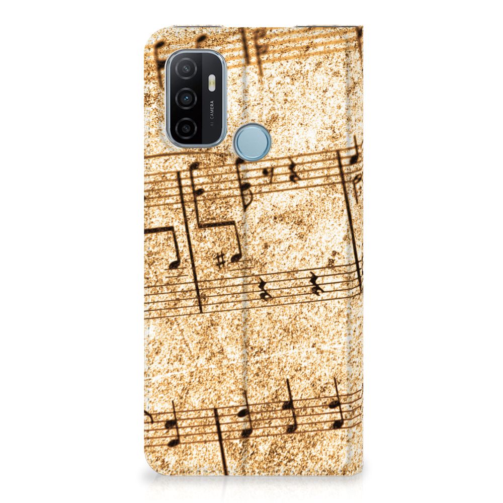 OPPO A53 | A53s Stand Case Bladmuziek - B2C Telecom