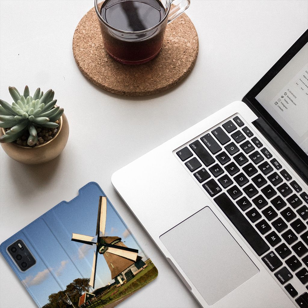 OPPO A54s | A16 | A16s Book Cover Molen - B2C Telecom