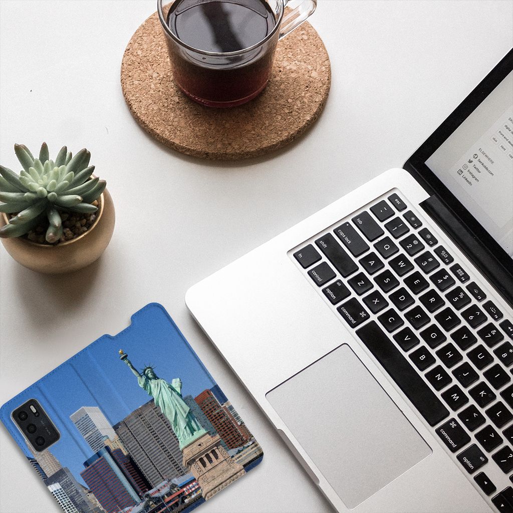 OPPO A54s | A16 | A16s Book Cover Vrijheidsbeeld - B2C Telecom
