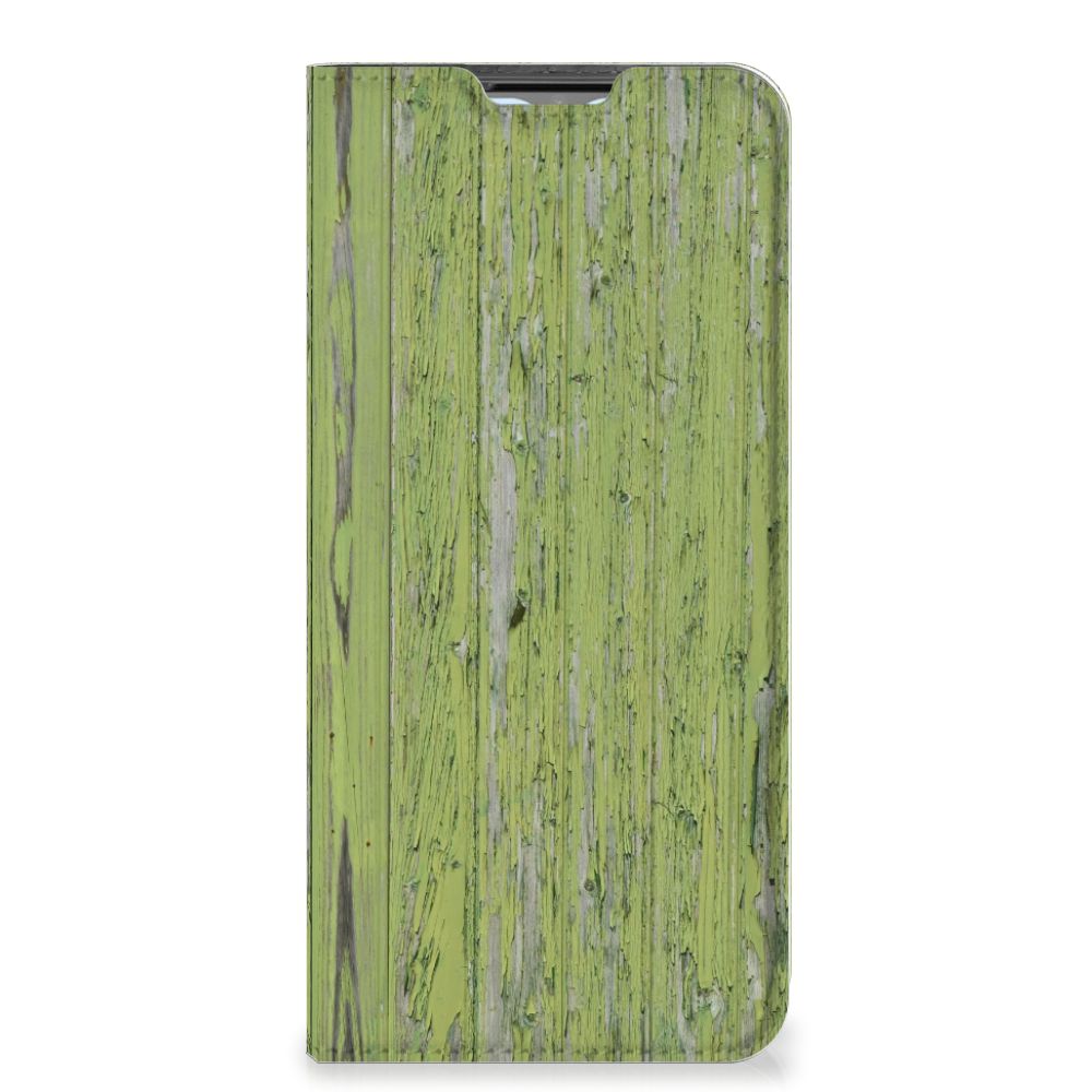 OPPO A54s | A16 | A16s Book Wallet Case Green Wood - B2C Telecom