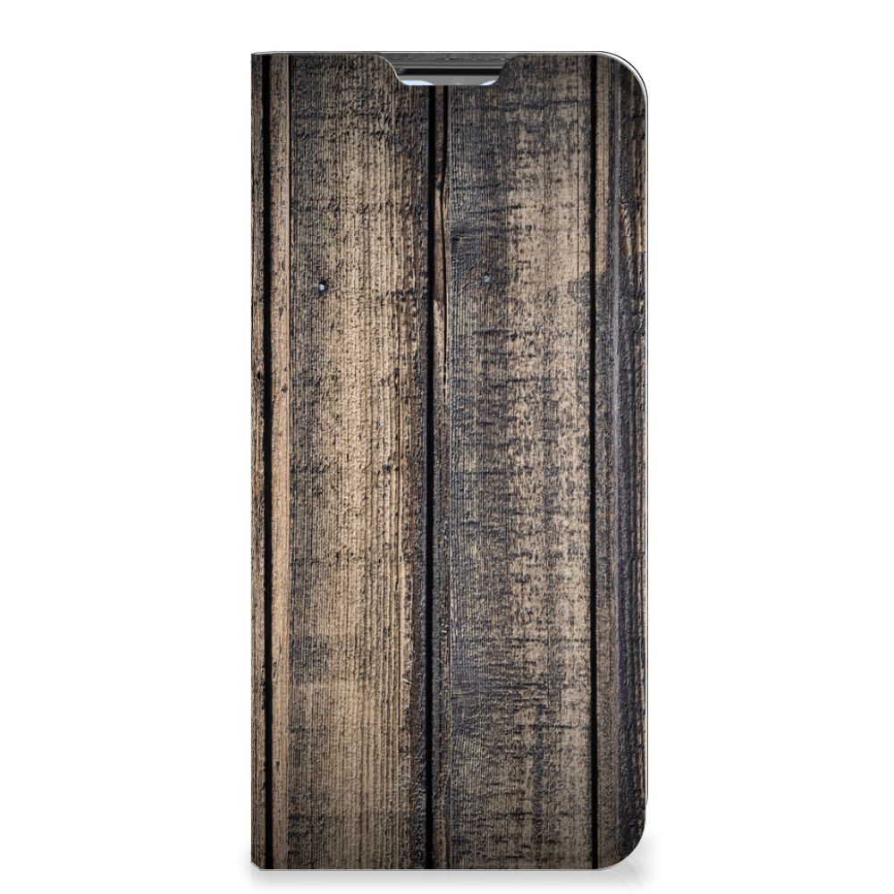 OPPO A54s | A16 | A16s Book Wallet Case Steigerhout - B2C Telecom