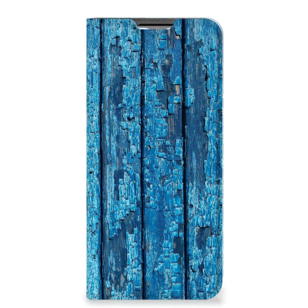 OPPO A54s | A16 | A16s Book Wallet Case Wood Blue - B2C Telecom