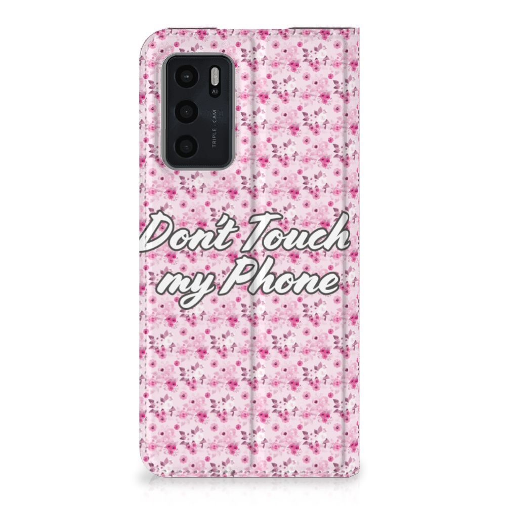 OPPO A54s | A16 | A16s Design Case Flowers Pink DTMP - B2C Telecom